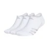 Adidas Superlite Stripe 3 Socks (3) FZ6781 White -Wilson Sales FZ6781 1 HARDWARE Photography SideCenterView white