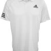 Adidas Men's Club 3STR Polo GL5416 White -Wilson Sales adidas gl5416