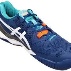 Asics Men's Gel-Resolution 8 1041A079-401 Mako Blue/White -Wilson Sales asics 1041a079 401 2 2