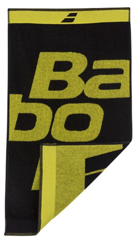 Babolat Medium Towel Black/Yellow 4 Babolat Medium Towel Black/Yellow - Image 2