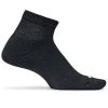 Feetures High Performance Cushion Quarter Socks FA2001 - Black -Wilson Sales feetures quarter blk