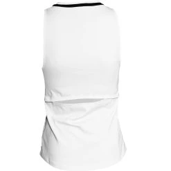 New Balance Women's Tournament Keyhole Tank WT23436-WT -Wilson Sales nb wt23436 wt 2