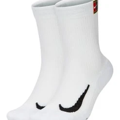 Nike Court Multiplier Cushioned Crew Socks SK0118 (2 Pairs) White