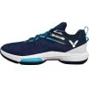 Victor Unisex Indoor P9600-BJ Blue Wing Teal/Purple -Wilson Sales victor p9600 bj
