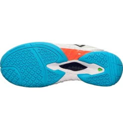 Victor Men's Indoor S82II-AS Bright White/Glossy Silver -Wilson Sales victor s8211 as 5