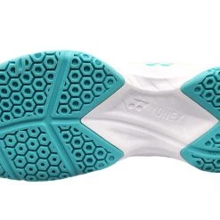 Yonex Power Cushion SHB37L Women's Indoor White/Mint -Wilson Sales yonex shb37lex 551 6