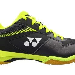 Yonex Power Cushion SHB65X2 WIDE Men's Indoor Black/Yellow -Wilson Sales yonex shb65x2wex 608 5