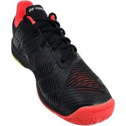 Yonex Men's Power Cushion Sonicage 2 Black/Yellow -Wilson Sales yonex shtslex bkyl 2