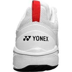 Yonex Men's Power Cushion Sonicage 3 White/Red -Wilson Sales yonex sonicage 3 114 3