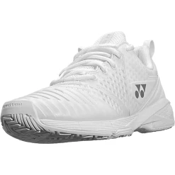 Yonex Women's Power Cushion Sonicage 3 White/Silver -Wilson Sales yonex sonicage 3 284 4